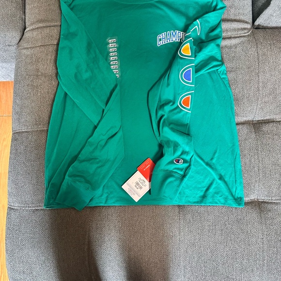 Champion Green Long Sleeve Shirt - Picture 2 of 4